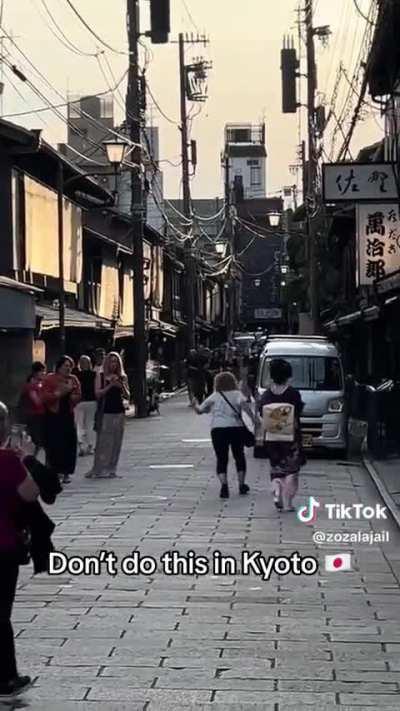 One of the reasons why Japan has been banning tourism in certain places