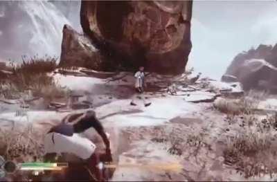 I just watched this happen while I was hiking in the woods