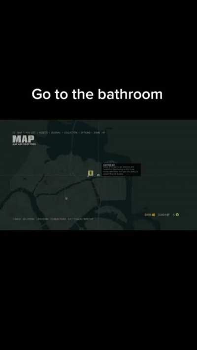 Go to the bathroom - Original