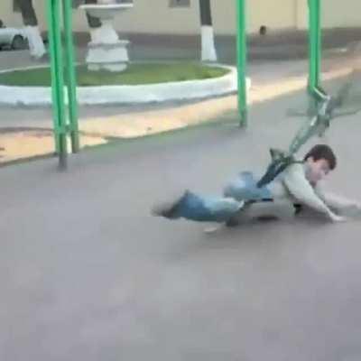 How to perform a wheelie