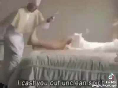 Is god real? Me: yes