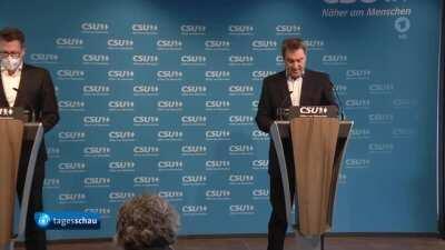 Markus Söder erklärt Armin Laschet mit ganz eigenen Worten zum Kanzlerkandidaten