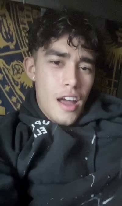 Your big step-bro shows you how to beat it like a man, what a good bro.