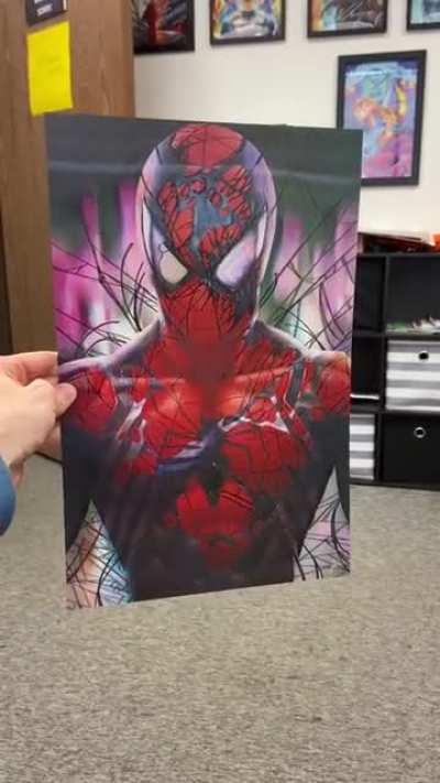 “Symbiotic Takeover” 3D Triple Lenticular Artwork Poster ... hand drawn & self-produced!