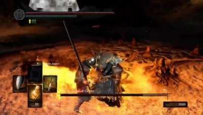 So I completely dark souls for the first time, somehow managed to kill gwyn hitless on complete accident