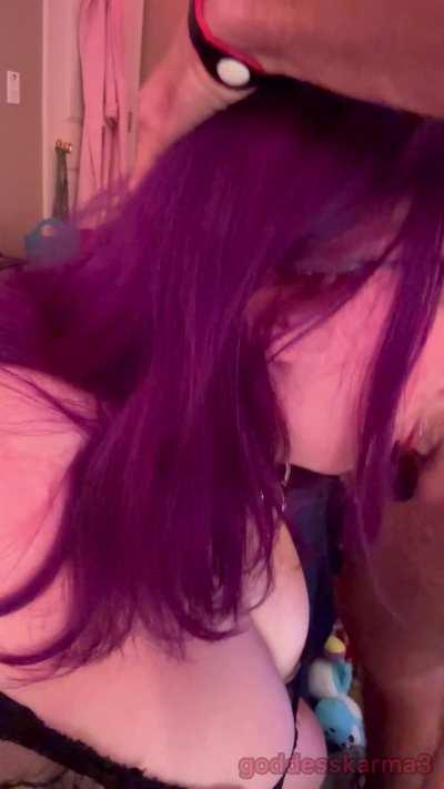 You deserve a girlfriend that lets you throatfuck her daily.