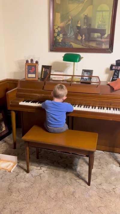 My son, Leakydiaper minivan Butthoven, is as talented a composer as I.