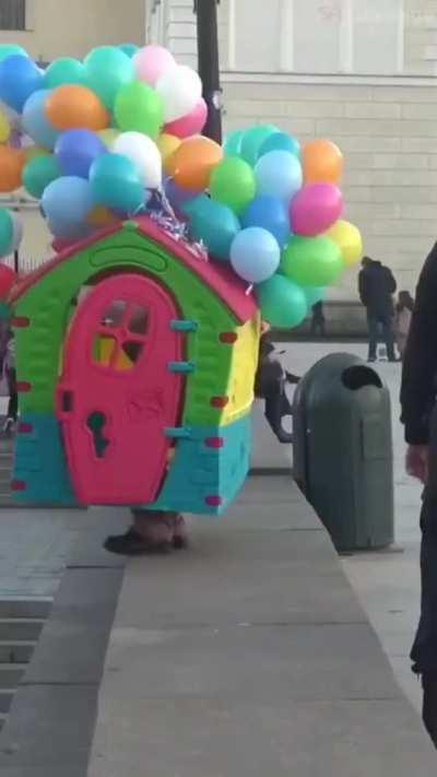 To recreate the movie 'Up'