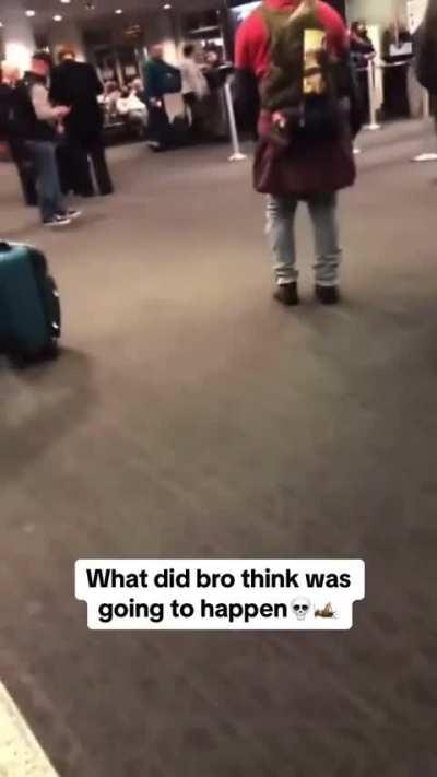 Not sure where he was going with this.. 