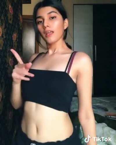 Lick her belly button