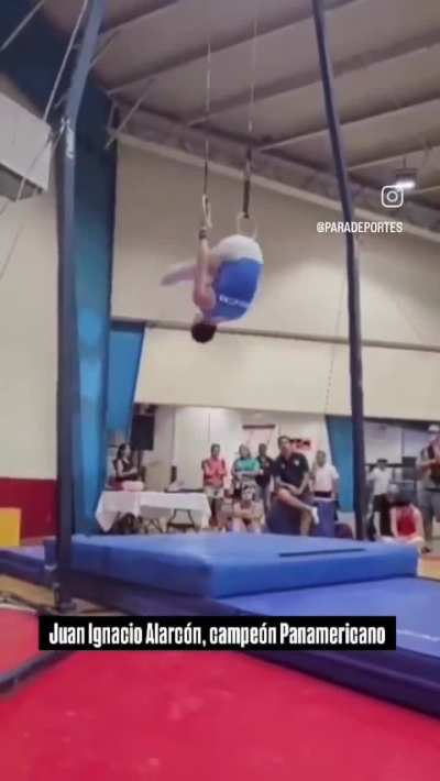 Otra coronación de gloria:Juan ignacio Alarcon campeón panamericano de gimnasia para personas con sindrome de down.
