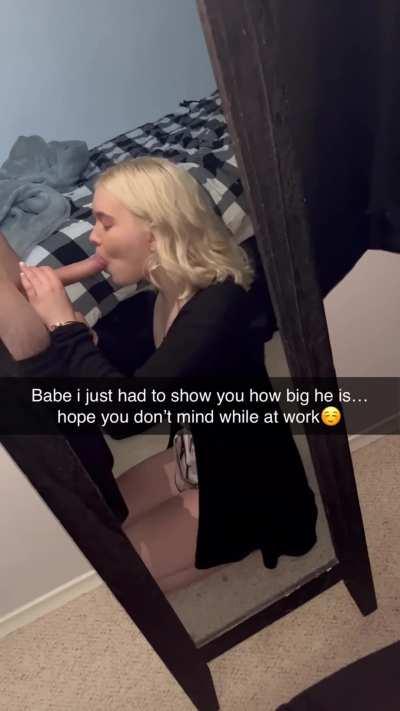 I’ve always bragged about how much bigger my bfs bully is… think he will understand why I’m always there now?🤭😏