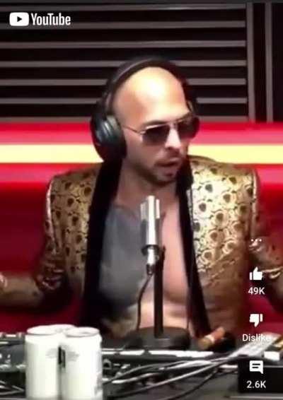 Andrew Tate admits to fucking a 16 year old high schooler at age 21