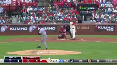 Wilson Contreras eating bat tape