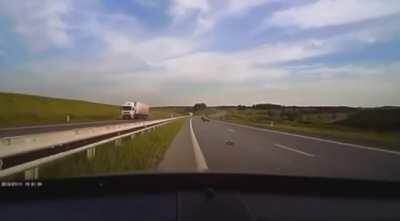 WCGW Trying to break check with a bike.