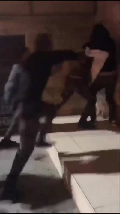 Why would you run up on a open flame with a big cloth 😭