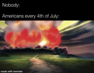 Explosion for independence