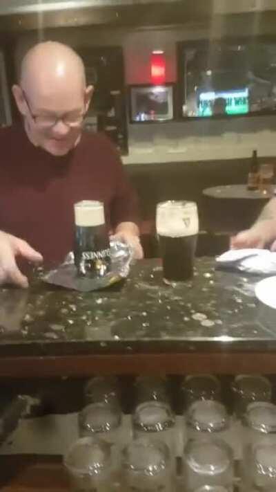 Guinness bar trick - Happy St. Patrick's Day!