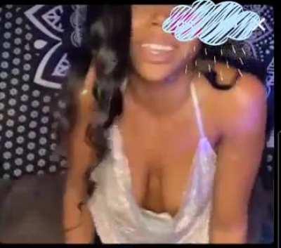 Ebony with the best tease