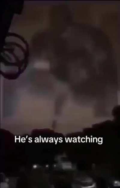 Great Ancestor looking down from the heavenly realm