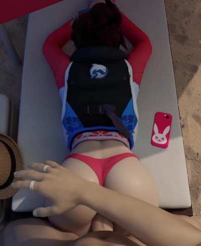 D.va at the Beach (Geckoscave, Audiodude)