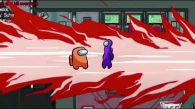 [@MikeCatSU on Twitter] Among Us death animation by Mike Austin