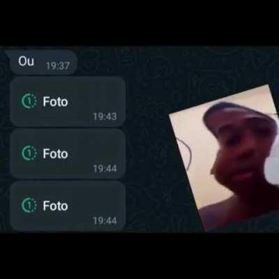 quando do nada ela manda: