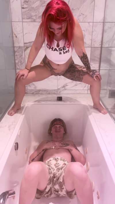 Giving a fan all my piss for their birthday!