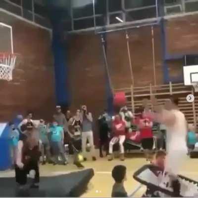 They kept jumping and jumping