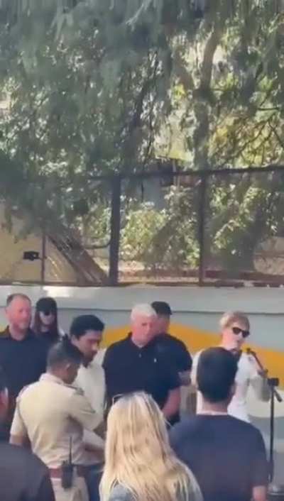 Ed Sheeran saying he has permission to play (police are saying they gave no such permission)