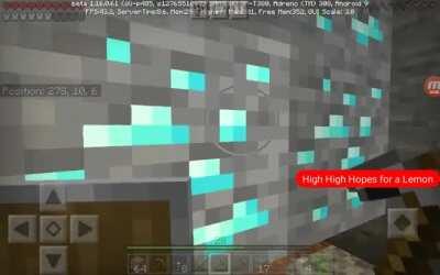 Found a vein of 9 diamonds, I didn't know that was possible!