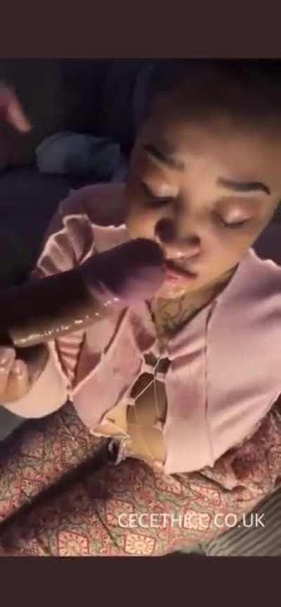 BAD bitch sucks sloppy