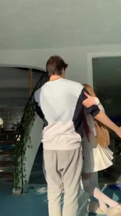 New outfit in motion