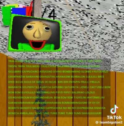 What is baldi yapping about?