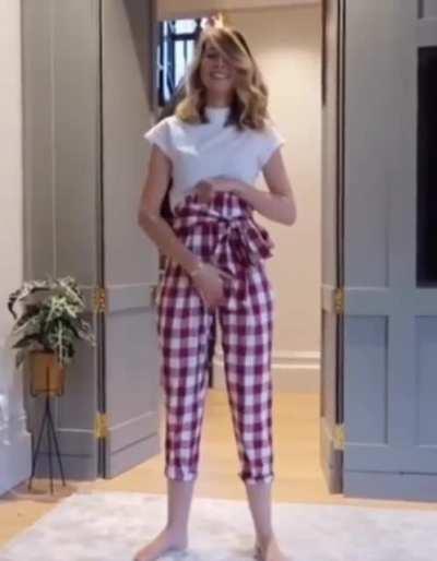 Zoe touching herself