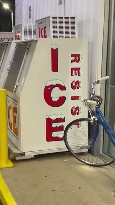 Resist ICE stickers seen in Chicago