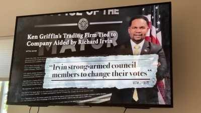 In IL our MAYO BOY and MASTER CRIMINAL KENNETH C. GRIFFIN is poppin up on some VERY negative TV ads, you be da judge!!