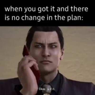 When you got it and there is no change in the plan
