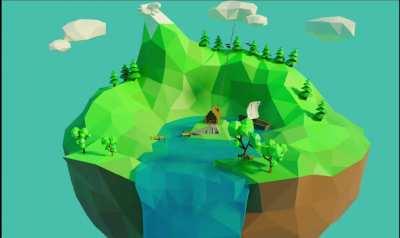 Roast my render: Floating Island (Cycles) WIP