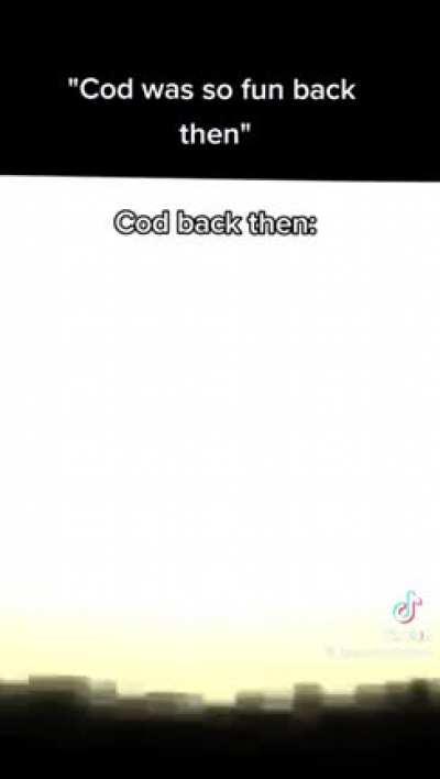 Call Of Duty Is a Great Game Back then