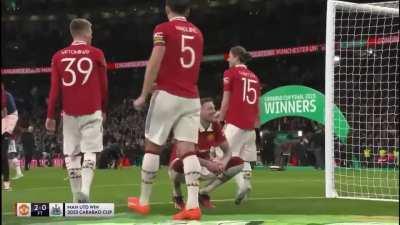 Weghorst soaking it all in!