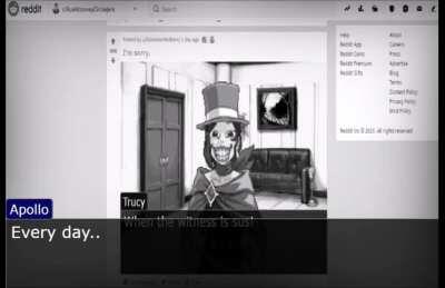 Apollo Justice can't take it anymore.