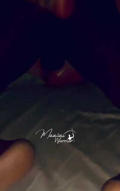 I had never allowed anyone to video me fuck naked. I was quite camera shy. Something happened that changed my perspective. A cuck unexpectedly entered in the master bedroom and found me and his hotwife fucking for hours and bed was so wet , the room was d