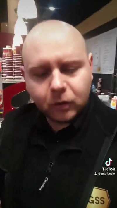 Homophobic man is upset at shop for putting up LGBT stickers