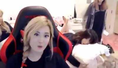 Aria getting spanked by Lily