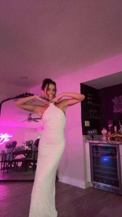 I want to show you how wet I am under this dress, daddy [fuckdoll]