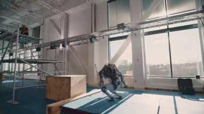 Finally, Atlas (of Boston Dynamics) is completely human-like.