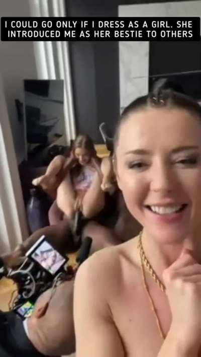 My girl is porno actress