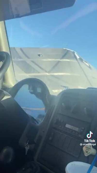 2nd sighting of unidentified object transported on truck