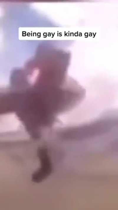 Damn, here I thought being gay was straight. My bad, yall (jesus hitting the fucking shreds ngl)